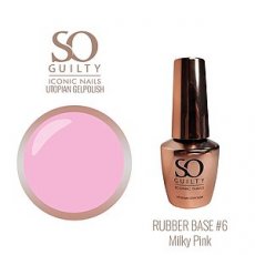RUBBER BASE #6 MILKY PINK  12ml